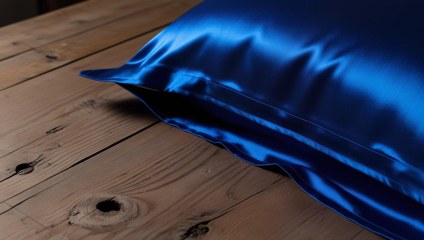 Mulberry Silk Pillowcase Royal Blue